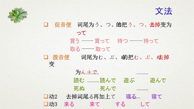 大家的日语14  课件  高中日语大家的日语ppt06