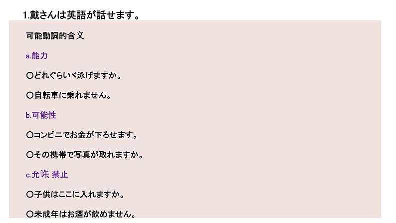38 戴さんは英語が話せます高中日语 标日课件05