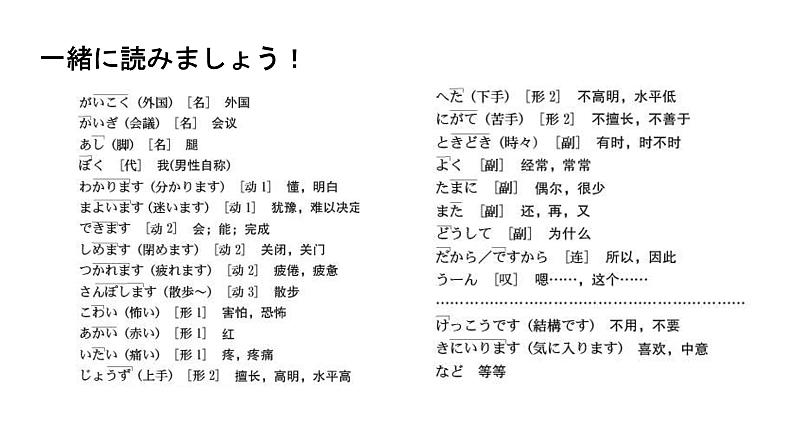 第11课小野さんは歌が好きです课件  高中日语标日初级上册课件04