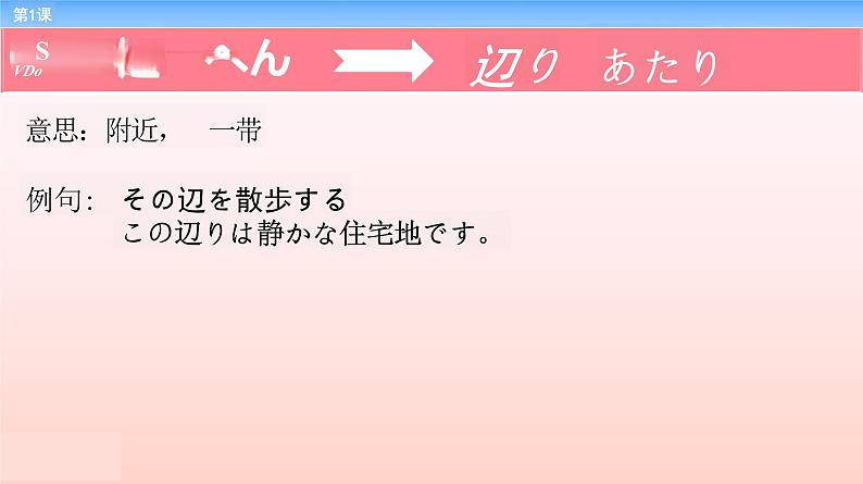 第1课 出会い课件 2023-2024学年高中日语新版标准日本语中级上册08