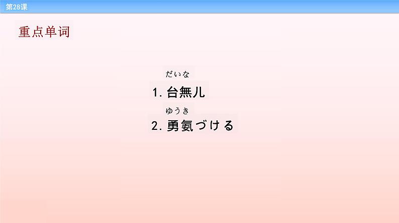 第28课 病院 课件-2022-2023学年高中新版标准日语中级下册03