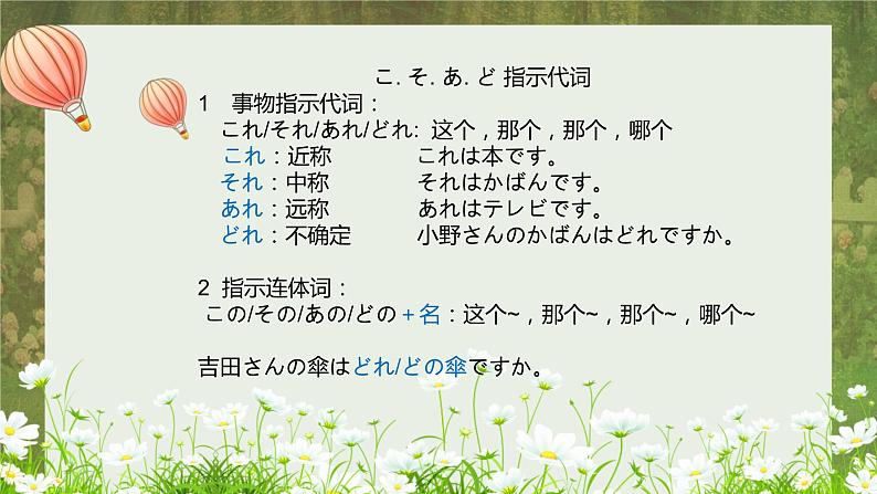 高中日语新版标日初级上册第一单元复习PPT08