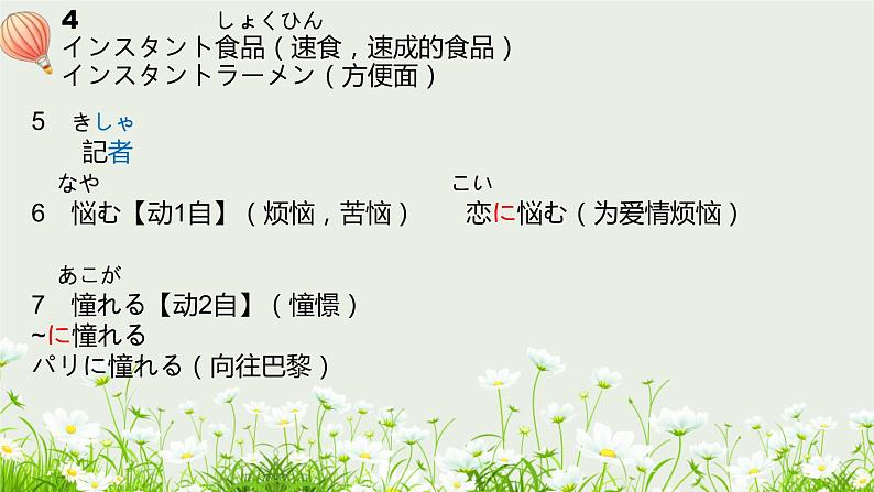 标日第45课少子化が進んで、日本の人口はだんだんPPT第4页