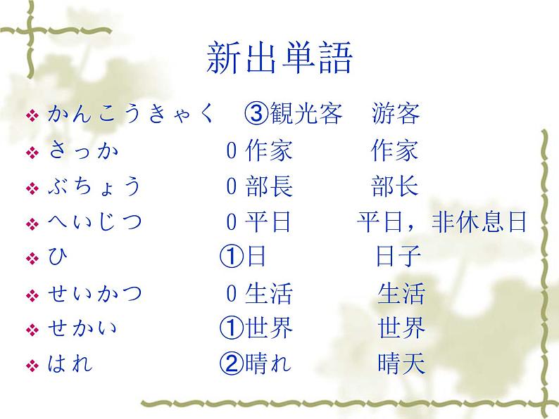 高中日语标日初级上册课件第十课京都の紅葉は有名です。第8页