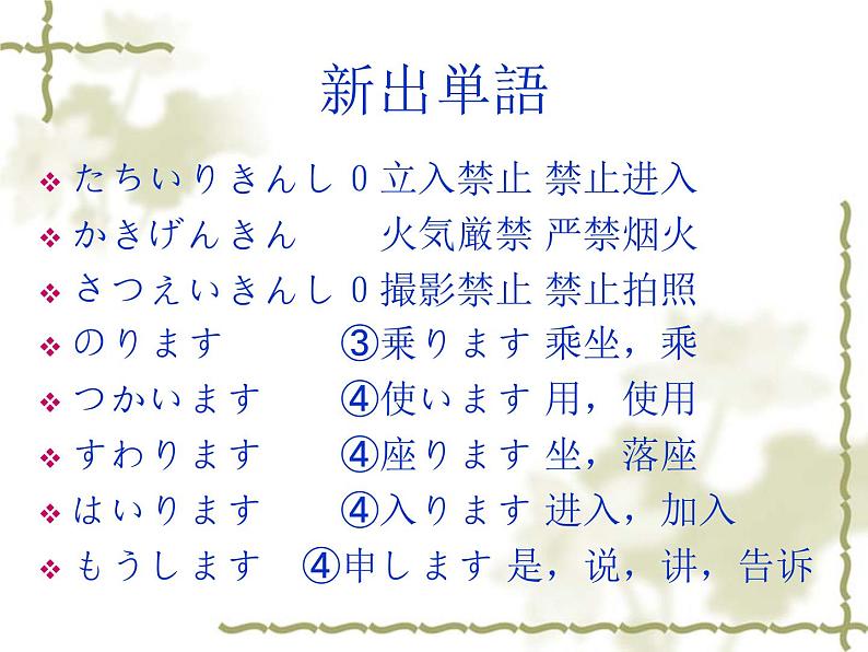 高中日语标日初级上册课件第十五课小野さんは今新聞を読んでいます。07