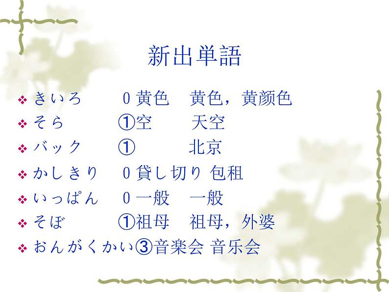 高中日语标日初级下册课件第三十九课眼鏡をかけて本を読みます。03