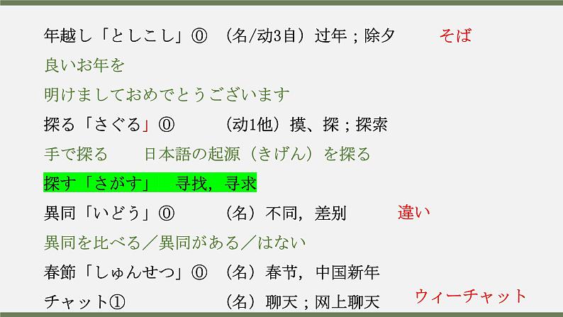 第6课　年越し  课件 人教版高中日语第二册第3页