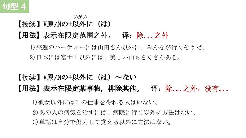 19 高考日语句型100（一）课件 高中高考日语一轮复习课件ppt05