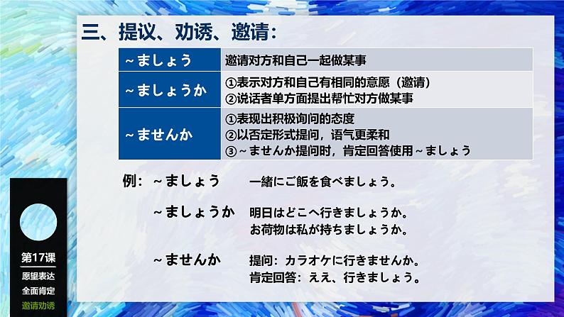 第5单元复习课件-2024-2025学年高中日语新版标准日本语初级上册08