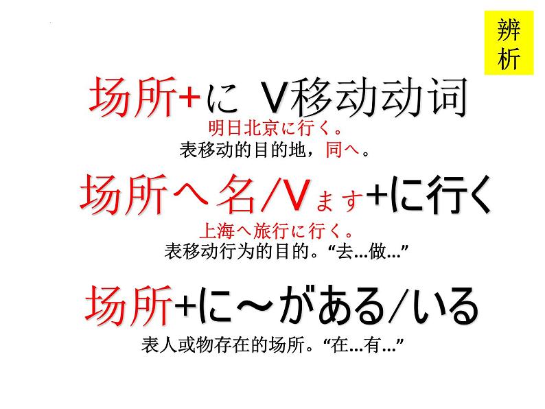 第二单元复习抽查课件-2024-2025学年高中日语新版标准日本语初级上册07