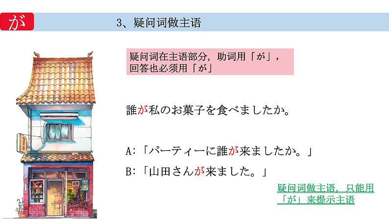 第1章节 助词部分 课件-2025届高三日语一轮复习-新高考通用第8页