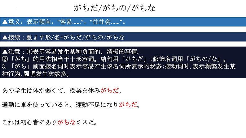 第三单元日语句型课件-2024届高三高考日语二轮复习课件第3页