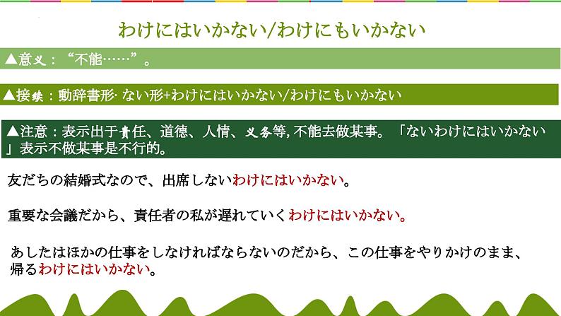 第十八单元日语句型课件-2024届高三高考日语二轮复习课件第3页