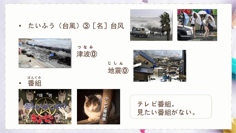 第32课今度の日曜日に遊園地へ行くつもりです课件  高中日语新版标准日本语初级下册第5页