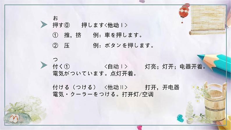 第31课このボタンを押すと课件  高中日语新版标准日本语初级下册第4页