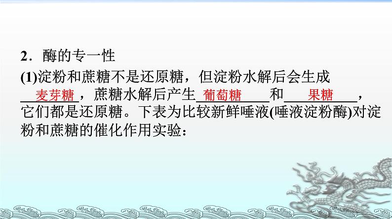 高中生物人教版 (新课标) 必修1课件  5.1降低化学反应活化能的酶（第二课时：酶的特性）06