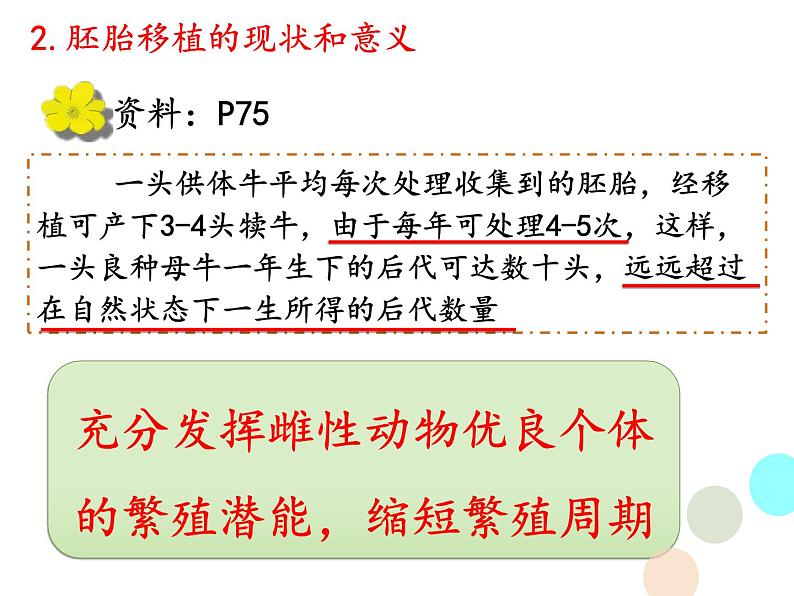 选修三3.3胚胎工程的应用及前景（共46张PPT）05