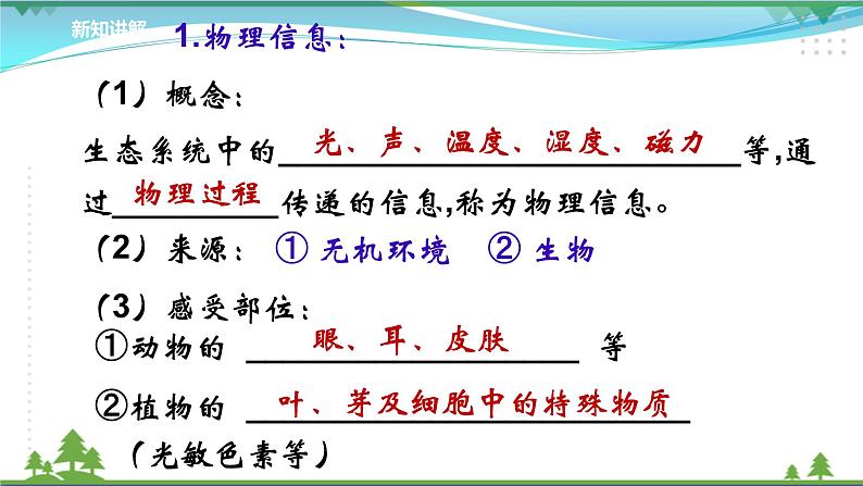 [人教版]生物选择性必修2  3.4生态系统的信息传递( 课件+教案)07