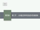 第四章第三节　人体通过特异性免疫对抗病原体课件—【新教材】浙科版（2019）高中生物选择性必修1