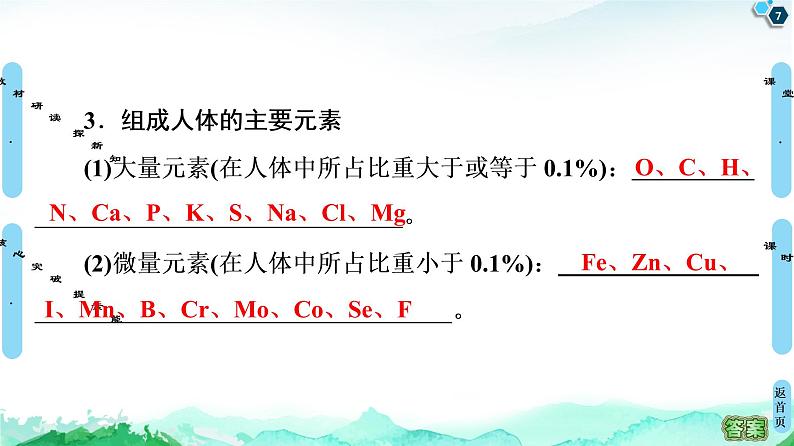 第1章　第1节　水和无机盐是构成细胞的重要无机物 课件 【新教材】浙科版（2019）高中生物必修一07