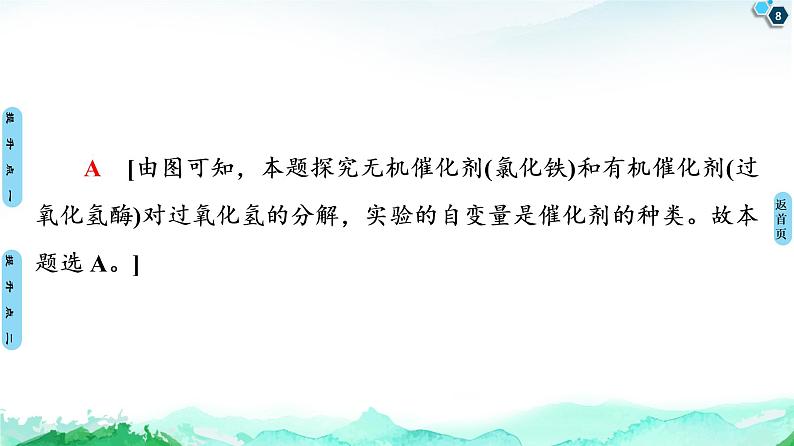 第3章　素能提升课 与酶有关的变量分析与实验探究 课件 【新教材】浙科版（2019）高中生物必修一08