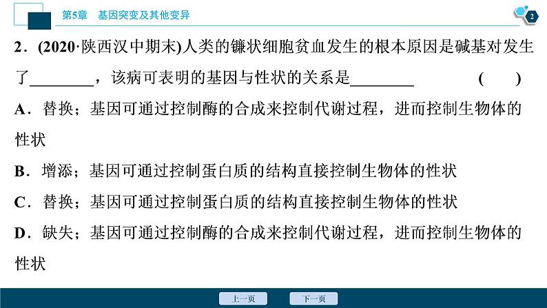 第5章章末综合检测(五)--（新教材）2021年人教版（2019）高中生物必修2课件03