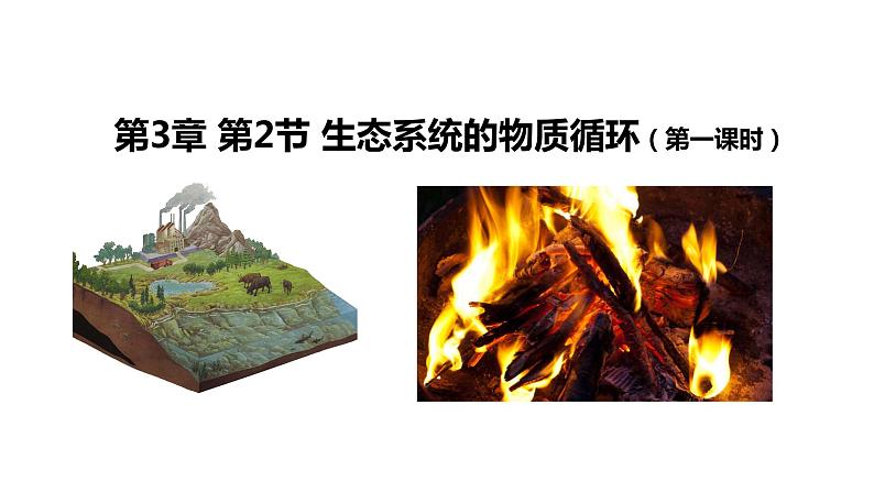 3.3生态系统的物质循环（第一课时）课件【新教材】人教版（2019）高中生物选择性必修二 第1页