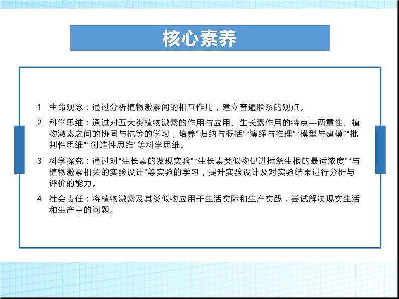 2022届新高考生物一轮复习第七单元 生命活动的调节（5）植物生命活动的调节课件第3页