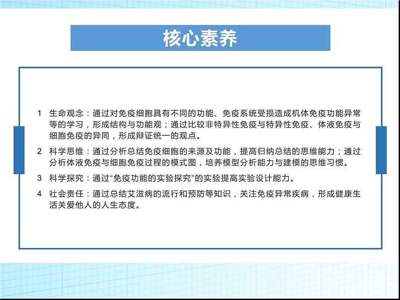 2022届新高考生物一轮复习第七单元 生命活动的调节（4）免疫调节课件第3页