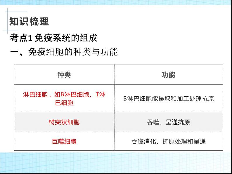 2022届新高考生物一轮复习第七单元 生命活动的调节（4）免疫调节课件第4页