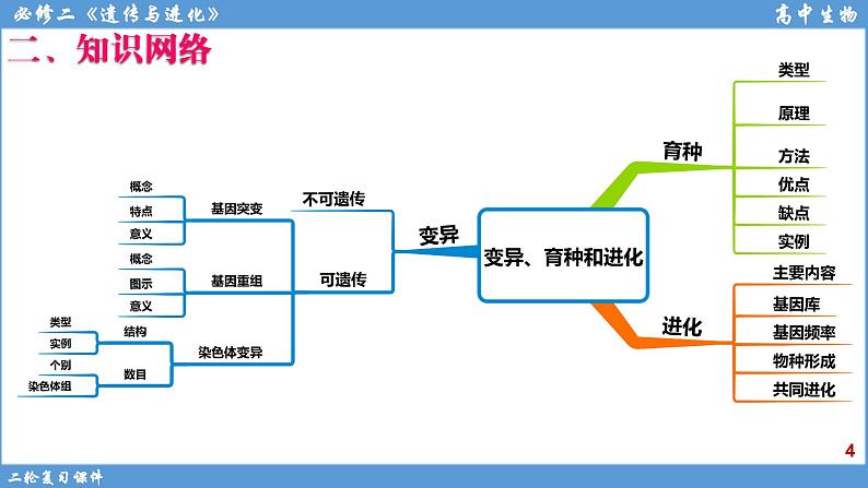 2022届高三二轮复习生物：专题8变异、育种、进化课件第4页