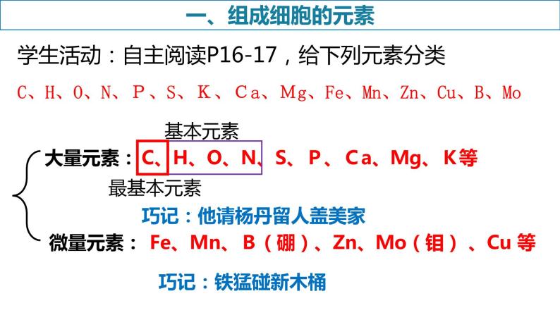 2.1细胞中的元素和化合物课件PPT05