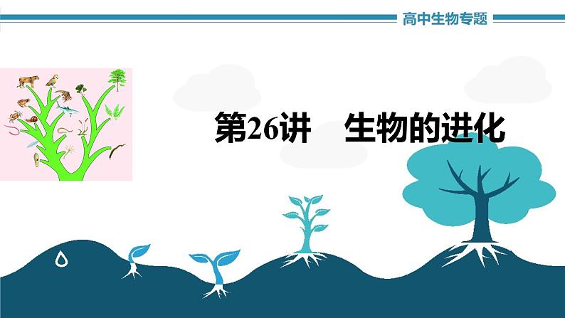 高中生物《第26讲生物的进化》课件第1页