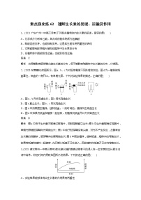 2022届高考生物一轮复习专题训练62　理解生长素的发现、运输及作用　　（解析版）