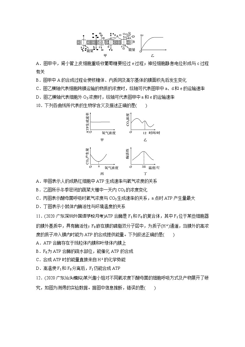 2022届高考生物一轮复习阶段滚动检测(一)【解析版】第3页