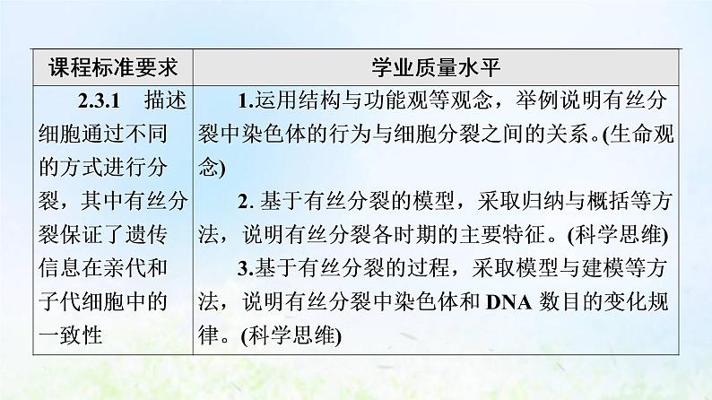 2022版新教材高考生物一轮复习第4单元细胞的生命历程第10课细胞的增殖课件新人教版02