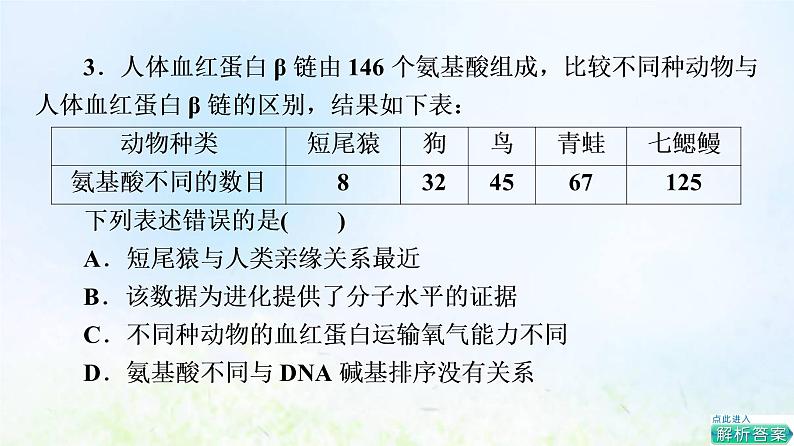 2022版新教材高考生物一轮复习第7单元生物的变异育种与进化大概念升华课必修概念4课件新人教版08