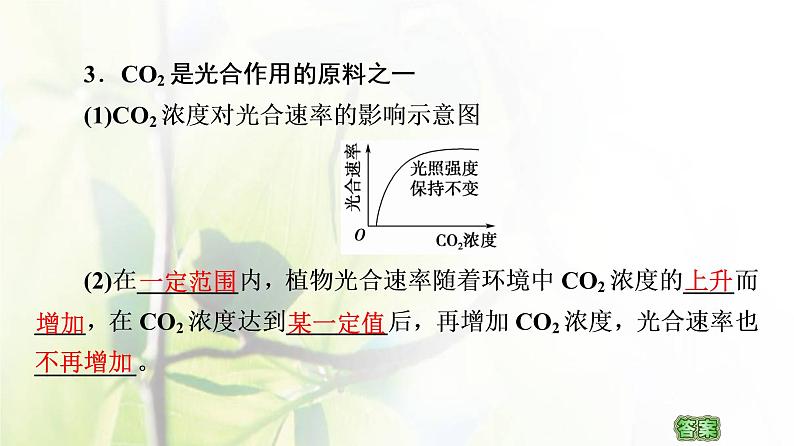 新教材高中生物第三章细胞中能量的转换和利用第4节影响光合作用和细胞呼吸的环境因素课件苏教版必修1第7页