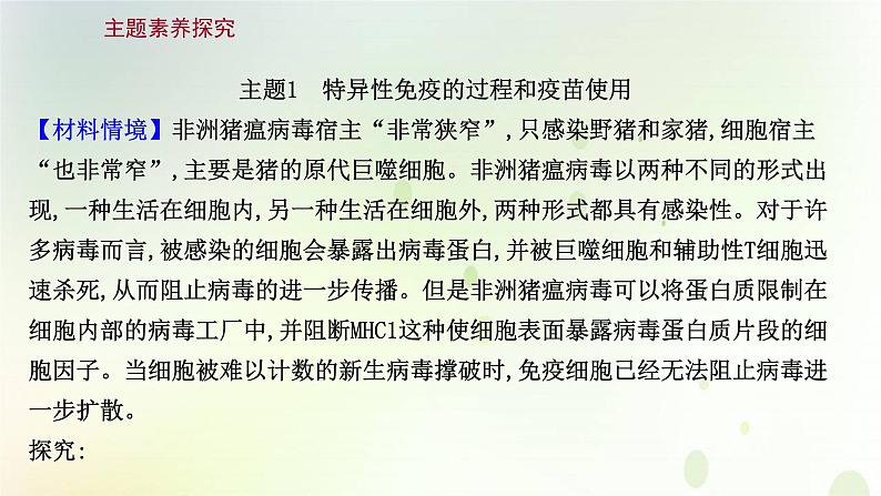 新教材高中生物第4章免疫调节单元复习课课件新人教版选择性必修第一册第4页