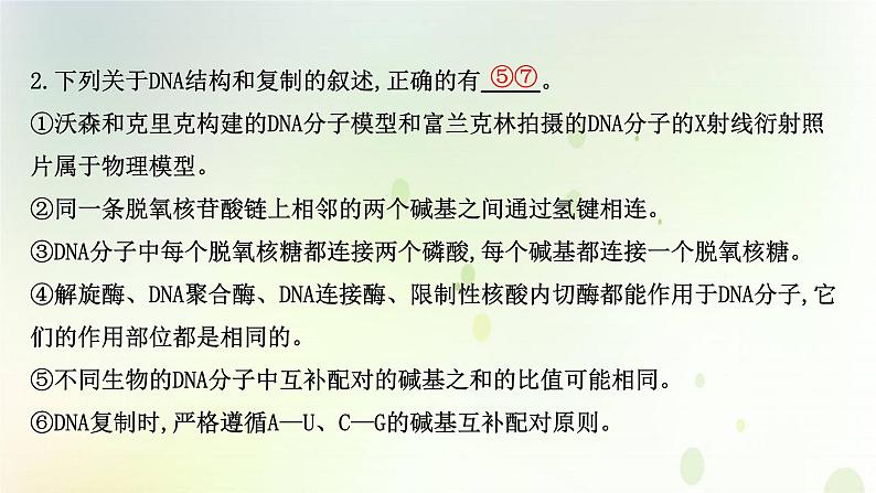 江苏专版2021届高考生物二轮复习专题5遗传的分子基课件第5页