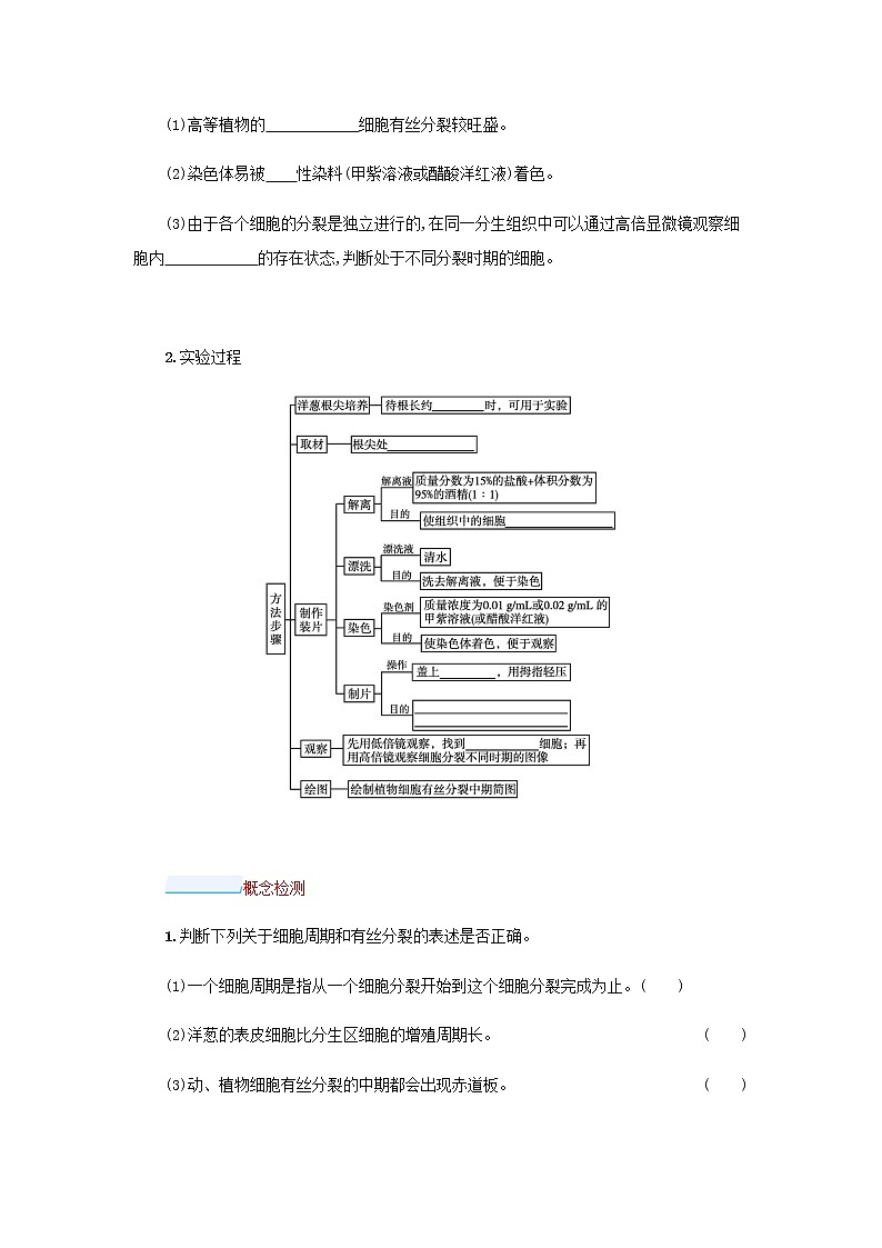 2022届高考生物一轮复习第4单元细胞的生命历程第10讲细胞的增殖学案新人教版03