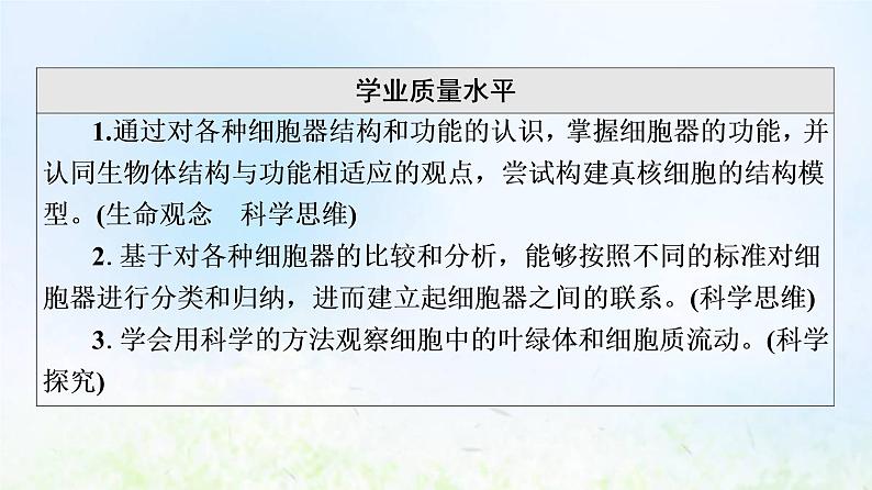 2022版新教材高考生物一轮复习第2单元细胞的基本结构与物质运输第5课细胞器之间的分工合作课件新人教版第3页