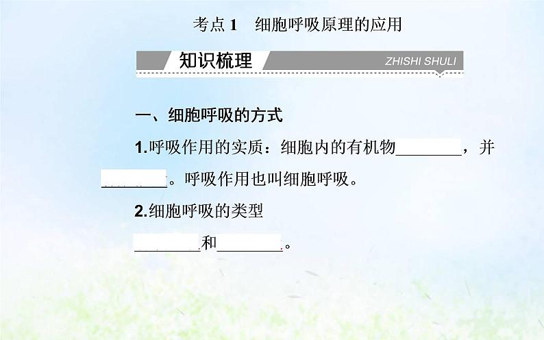 2022届新教材高考生物一轮复习专题四细胞代谢课件第4页