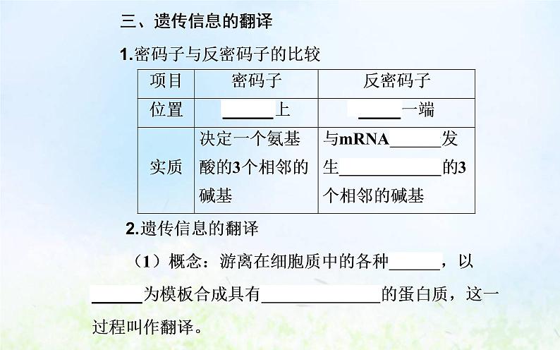 2022届新教材高考生物一轮复习专题八基因的表达课件第6页