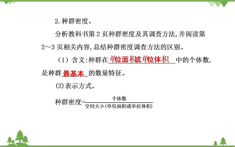 2021秋人教版生物选择性必修2课件：第1章+第1节+种群的数量特征第4页