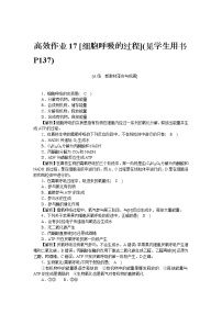 高中生物浙科版 (2019)必修1《分子与细胞》第三章 细胞的代谢第二节 酶是生物催化剂课后测评