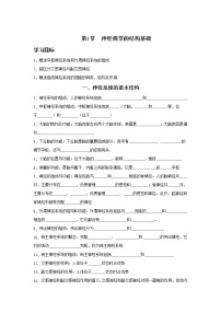 高中第1节 神经调节的结构基础学案及答案