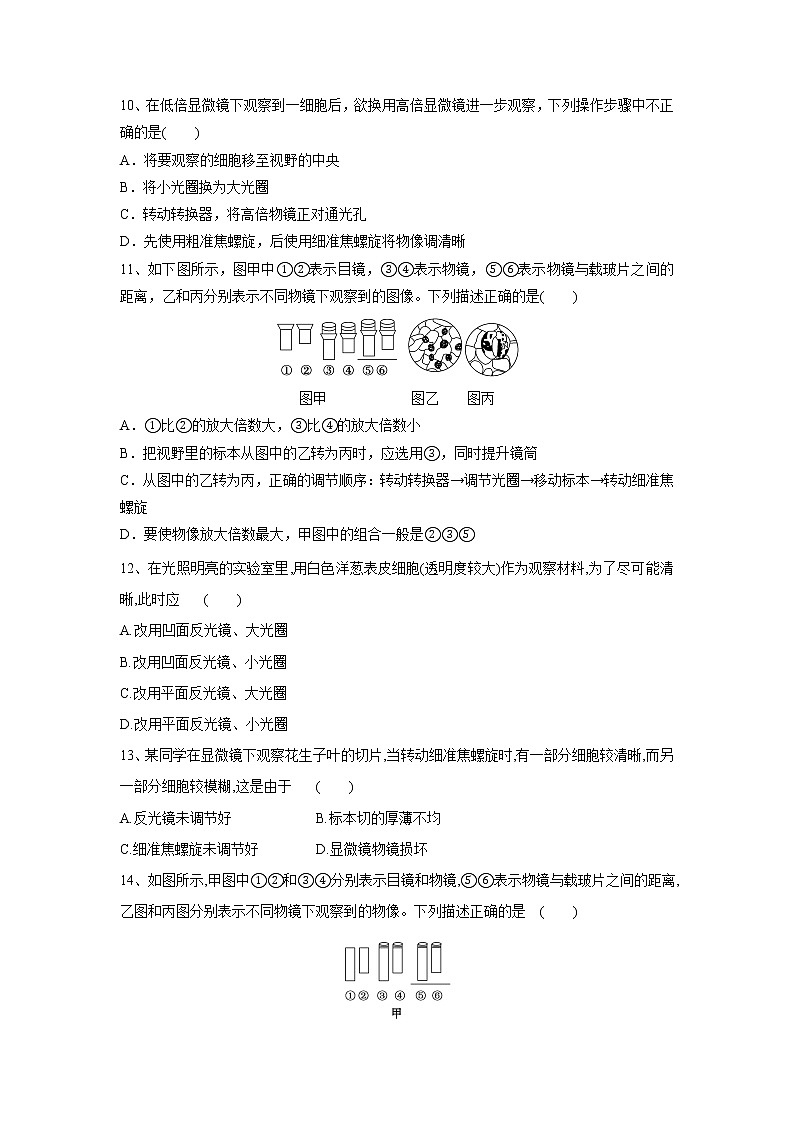 1.2.1细胞的多样性和统一性 课件+练习+教学设计-高中生物新教材同步备课（人教版必修1)03