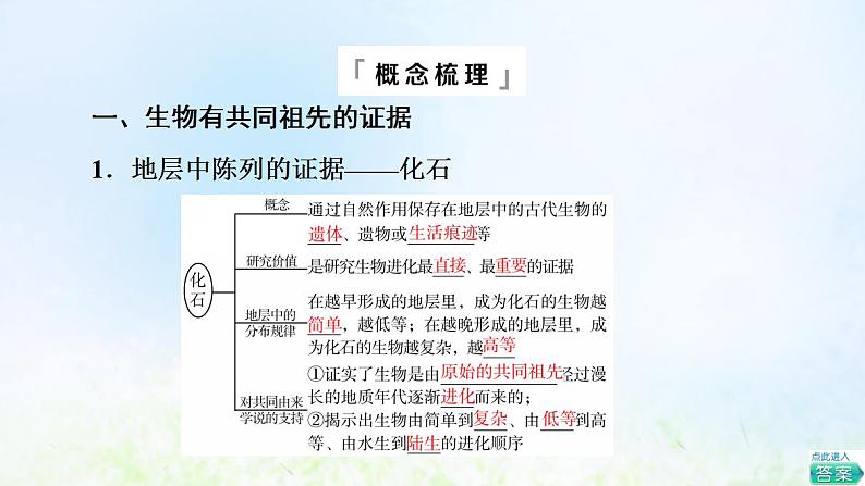 2022版新教材高考生物一轮复习第7单元生物的变异育种与进化第21课生物的进化课件新人教版07