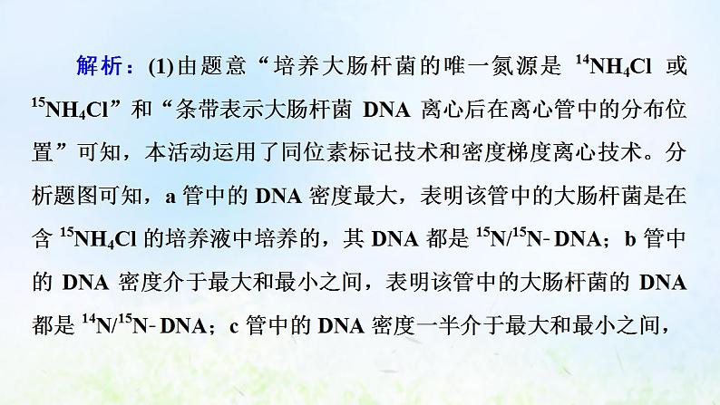 2022版新教材高考生物一轮复习第6单元基因的本质和表达高频考点进阶课4同位素标记法在生物实验中的应用课件新人教版07